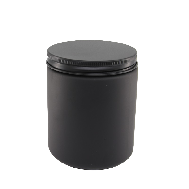 250ml Matt Black Jar (no lid) - Aussie Candle Supplies