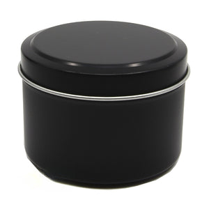 Candle Tin Matt Black 120gm