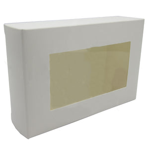 Matt White Poly Tealight Box