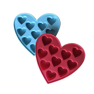 10 Small Hearts Silicone mould