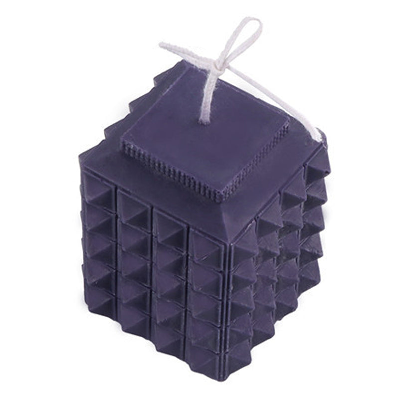 Spiked Cube Silicon Candle Mold